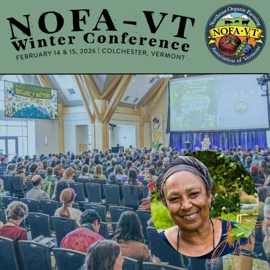 Are you a VT farmer, gardener, educator, organizer, or someone interested in organic food systems? Then you should attend the 44th Annual @nofavermont Winter Conference, February 14&ndash;15th at @saintmichaelscollege (Colchester, VT).

This year&rsq