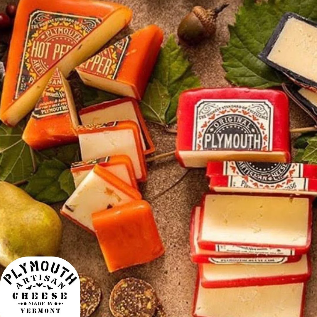 Looking for a cheddar customers recognize and repurchase? 

The iconic @plymouthcheesevt is now available in the Hub! Vermont made in Plymouth Notch, crafted as raw-milk cheddar with single-source milk and a wax-dipped finish that merchandises beauti