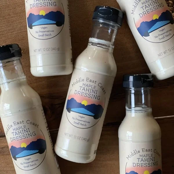 New in the Hub: Sweet, tangy, and nutty in one pour, Middle East Coast Maple Tahini Dressing by @shovelandspoonfood turns any basic salad into something extraordinary. 

Made in small batches in Maine with organic tahini, organic lemon juice, organic