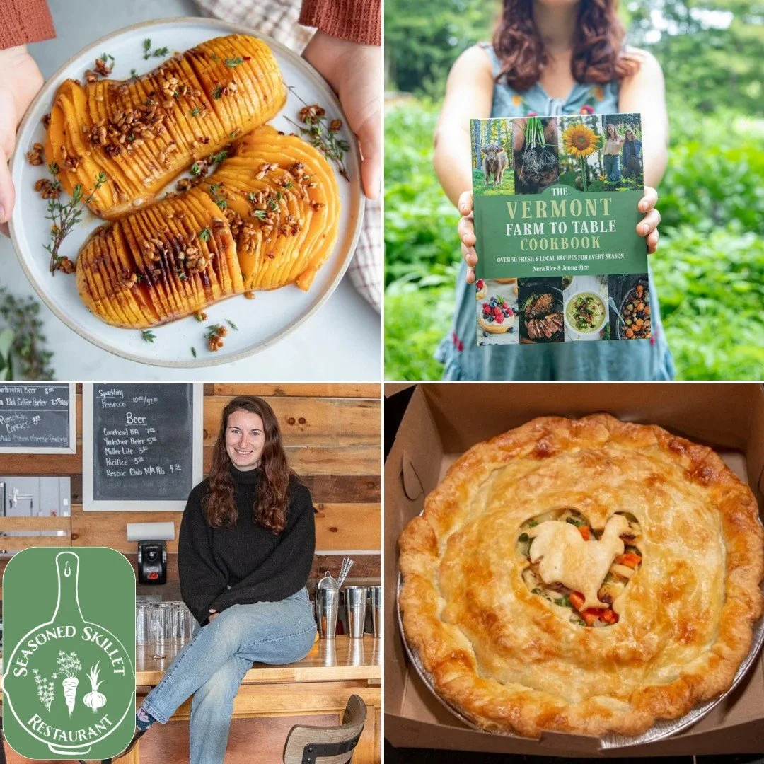 Elevated comfort food meets Vermont&rsquo;s freshest local ingredients at @seasonedskilletrestaurant (Randolph, VT), our newest Food Hub customer!

At Seasoned Skillet, Chef Nora puts a fresh, Vermont-first spin on comfort food, with global influence