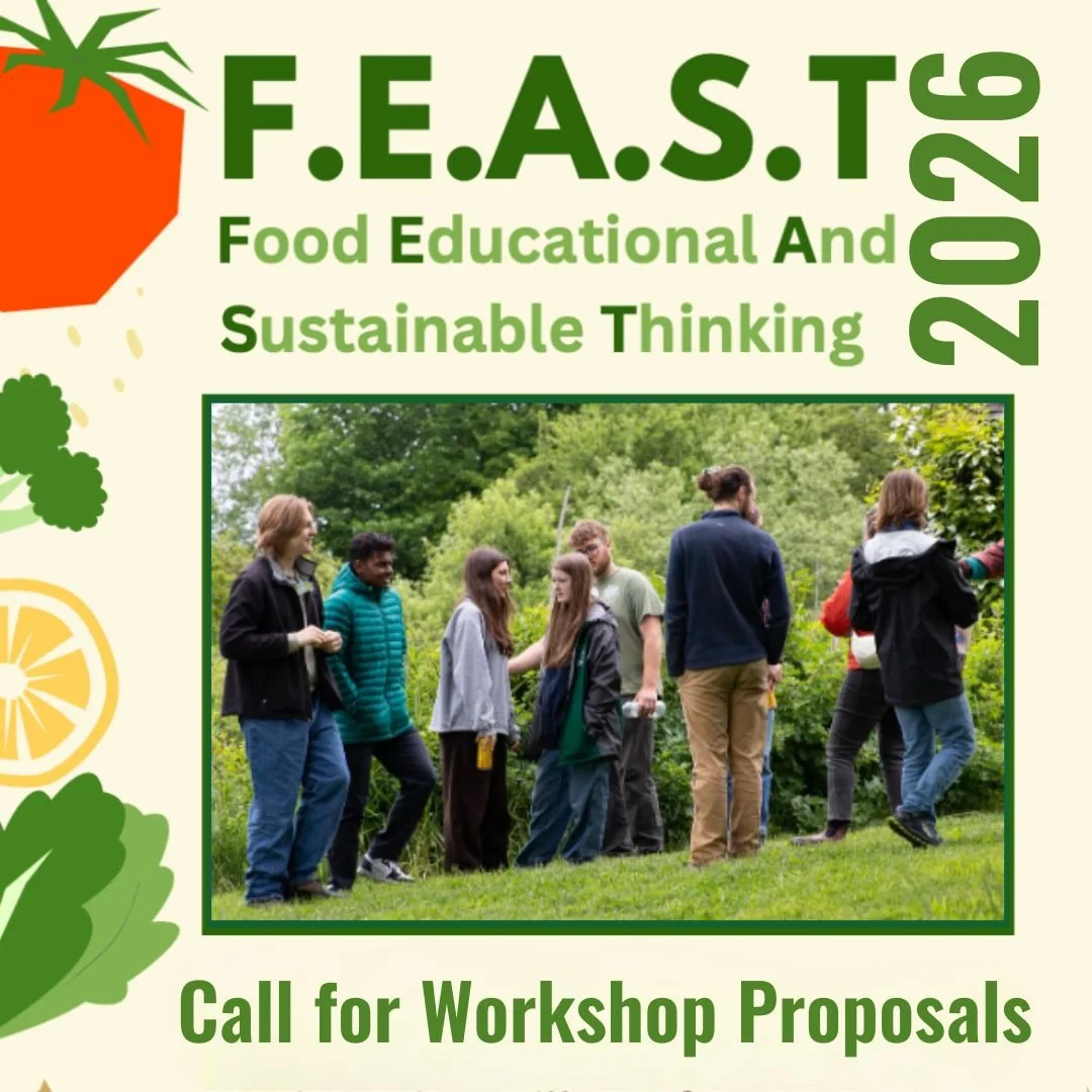 Call for student workshop leaders (ages 14-18): FEAST is May 21st at Billings Farm (Woodstock, VT).

Have a hands-on idea about food systems or sustainability? Submit a proposal to lead a 45-minute interactive workshop for a group of about 20 student