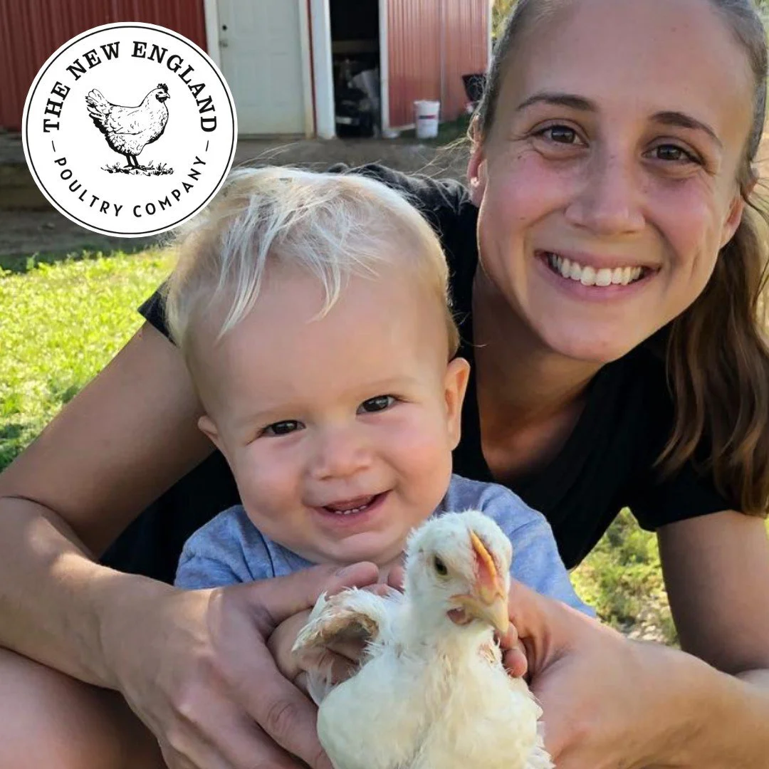 VT raised, air-chilled chicken - available at the Food Hub!

@thenewenglandpoultrycompany (Orleans, VT) is owned and operated by Lindsey and Tyler Justice in the Northeast Kingdom. Their mission is to keep local food local, and raise chicken with car