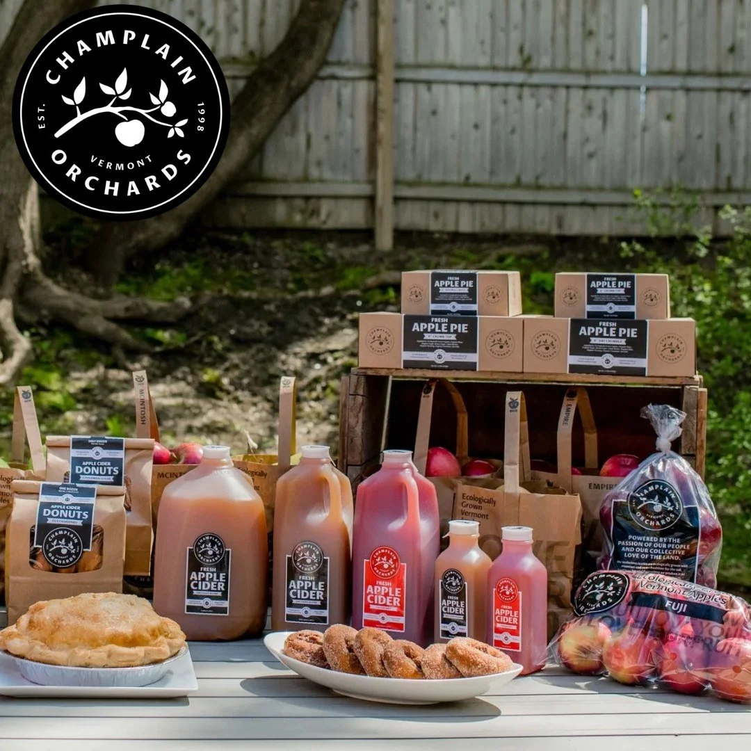 Stock a VT staple: @champlainorchards (Shoreham, VT).

Champlain Orchards is one of VT&rsquo;s oldest continuously operating orchards, growing 175+ varieties. They&rsquo;re part of the EcoCertified Fruit program and focus on single-source fruit for t