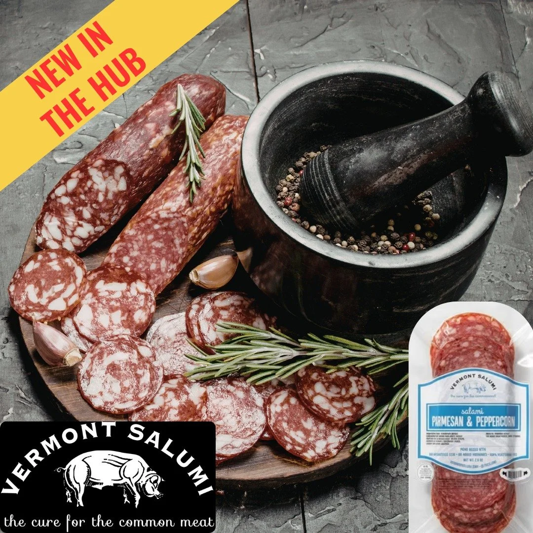 New in the Food Hub: @vtsalumi Parmesan &amp; Peppercorn Salami

A bold, snackable salami with rich Parmesan flavor and a sharp peppercorn bite, an easy add for charcuterie sets, grab-and-go, and gift-forward displays.

Want to try it? Ask your sales