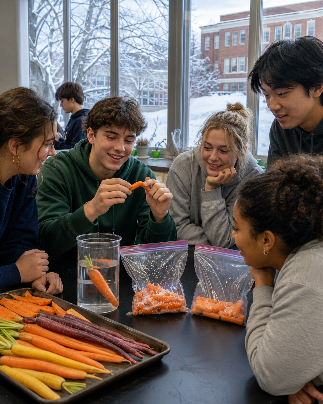 Carrot Chemistry: BUHS Students Put Osmosis to the Test