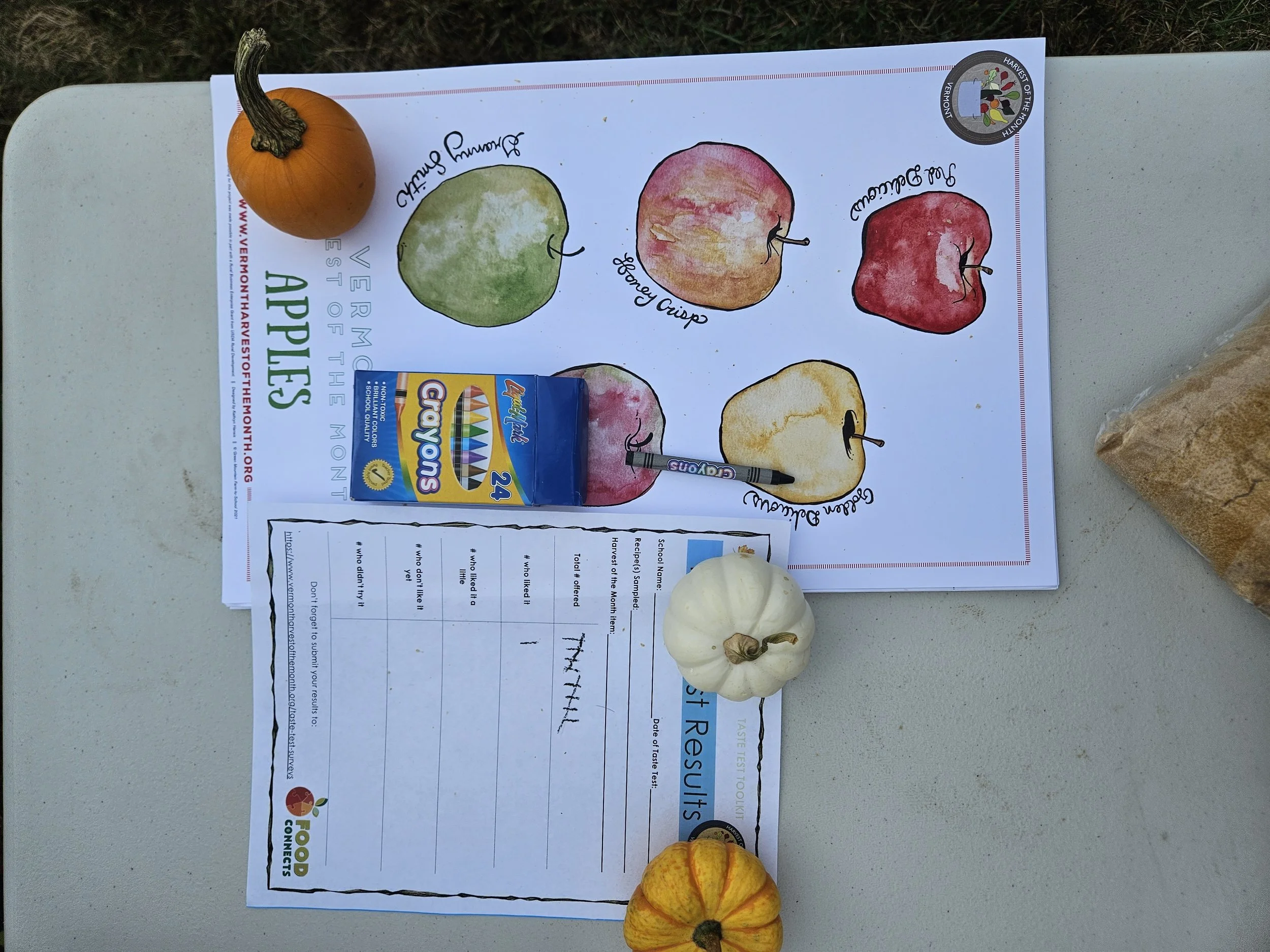 Food Connects Partners with Green Mountain Farm to School on Vermont's Harvest of the Month Program