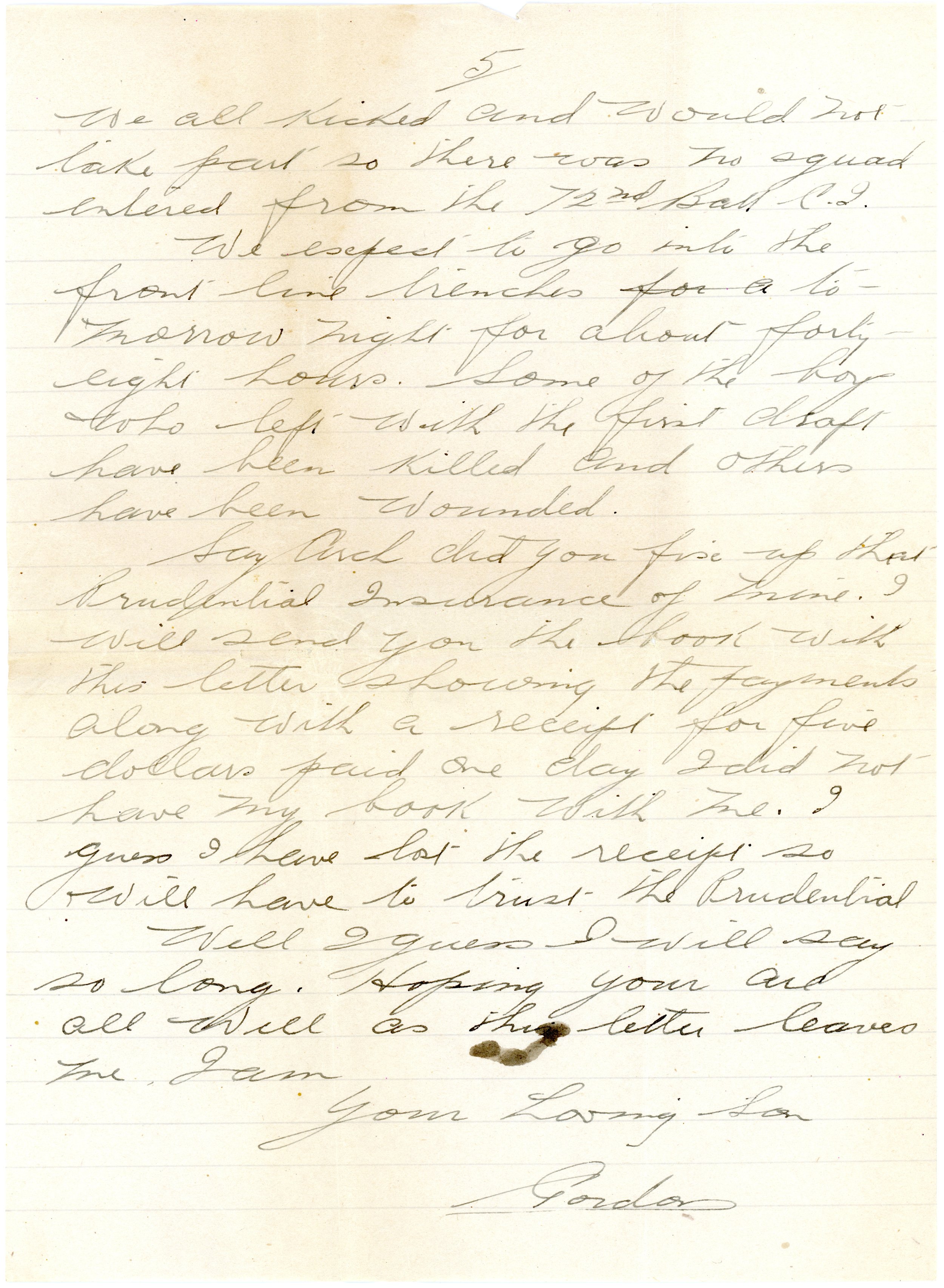 Wwi Letter Assignment WWI Letters Home — Summerland Museum and Archives