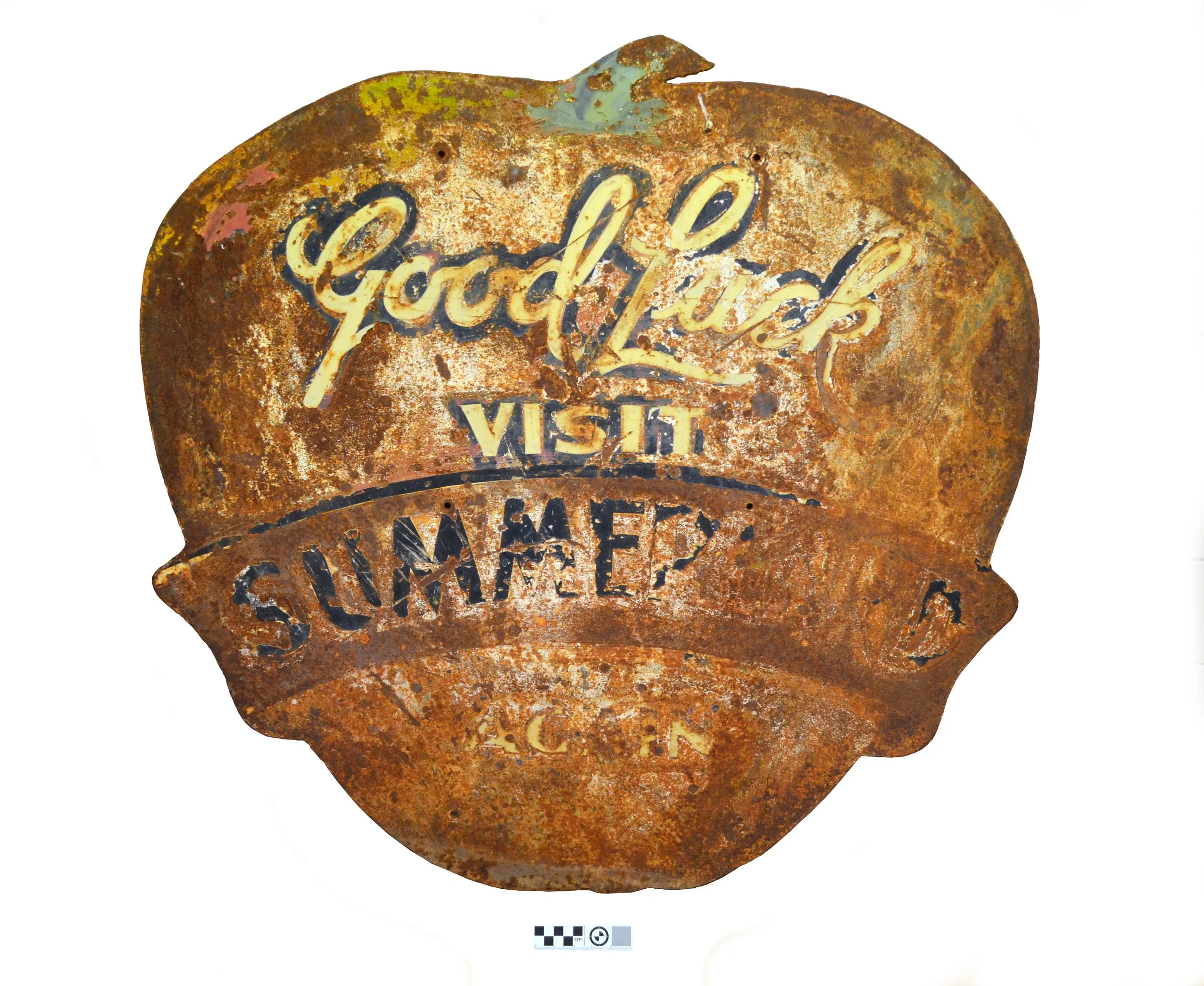 Original Stone Cairn Marker / Panneau original du cairn de pierre 