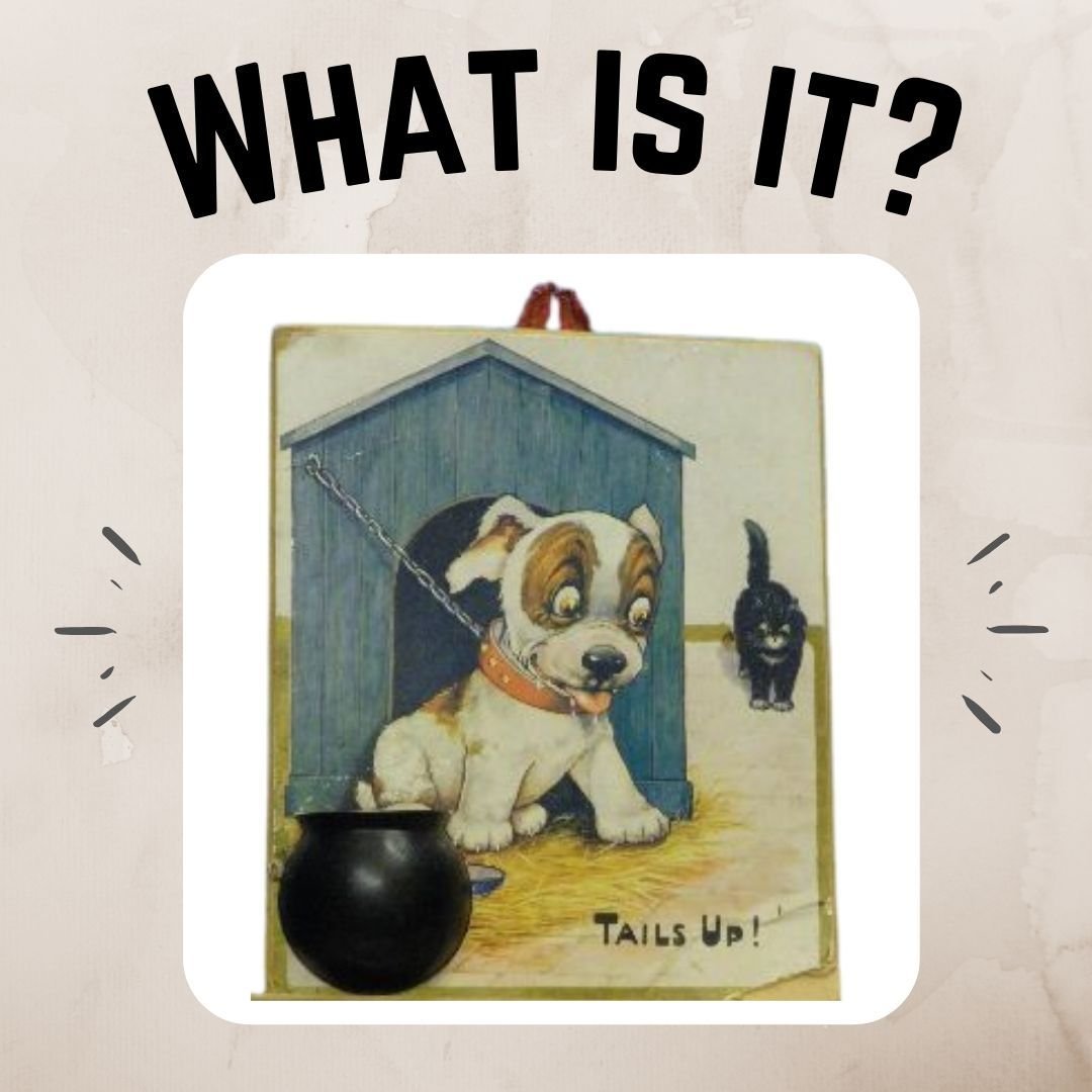 It's that time of the week again... What-is-it-Wednesday! This week's mystery artifact is a hanging picture, but what is the little in-built pot designed to hold? If you think you know, please leave your answer in the comments below. As always, we'll