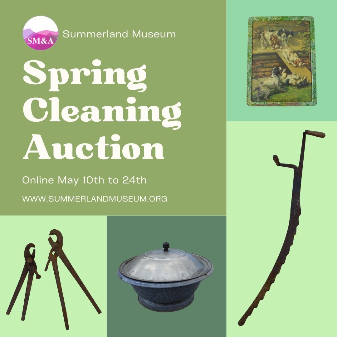 We are pleased to announce our online Spring Cleaning Auction from May 10th to May 24th 🌸

We have on offer over 40 antique items, ranging from ice saws to curling irons. Funds raised from this effort will go towards vital archival and preservation 