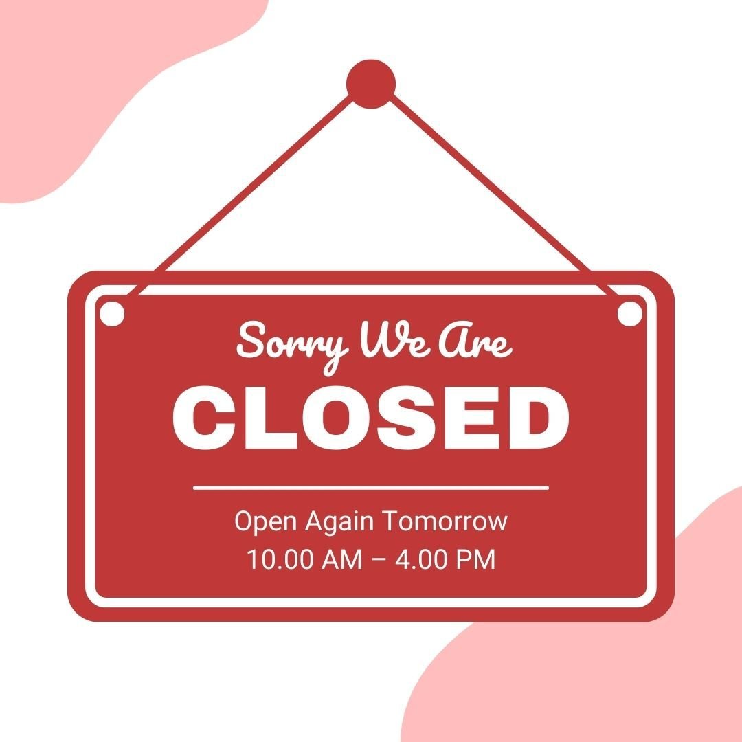 Unfortunately, the museum will be closing early today. We'll see you tomorrow at 10am though. Apologies for any inconvenience.