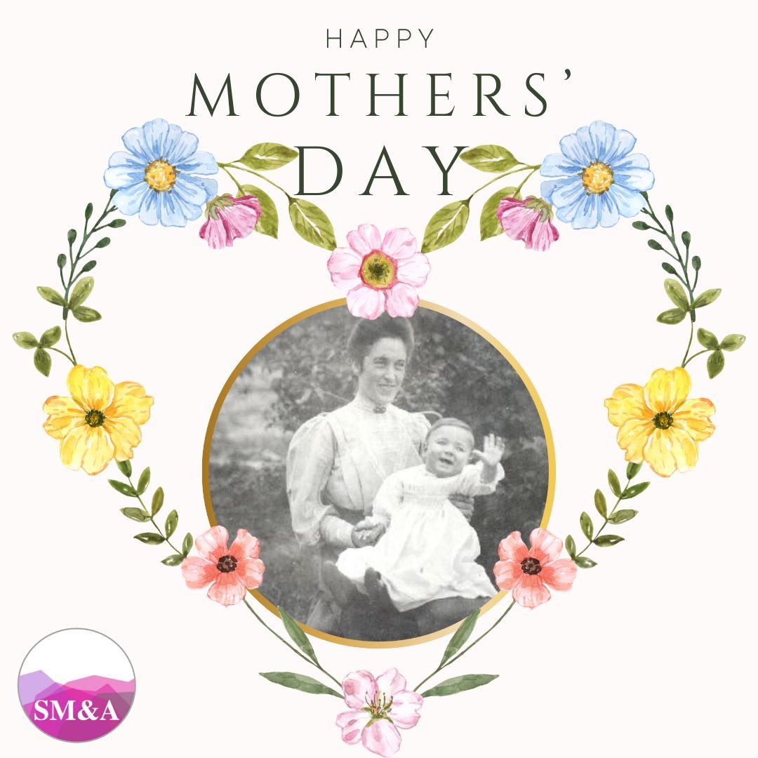 Happy Mothers' Day to everyone from SMAS!

Photo from 1908 shows Anita Morgan holding her son Art