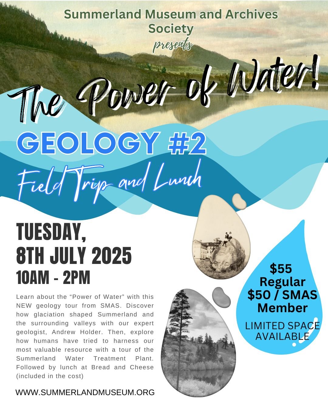 The inaugural excursion of our NEW Geology Field Trip - 'The Power of Water' sold out in under 48 hours! We now have another date for this glaciology tour... Tuesday 8th July; 10am to 2pm.

But get your skates on... we're expecting tickets to sell ou
