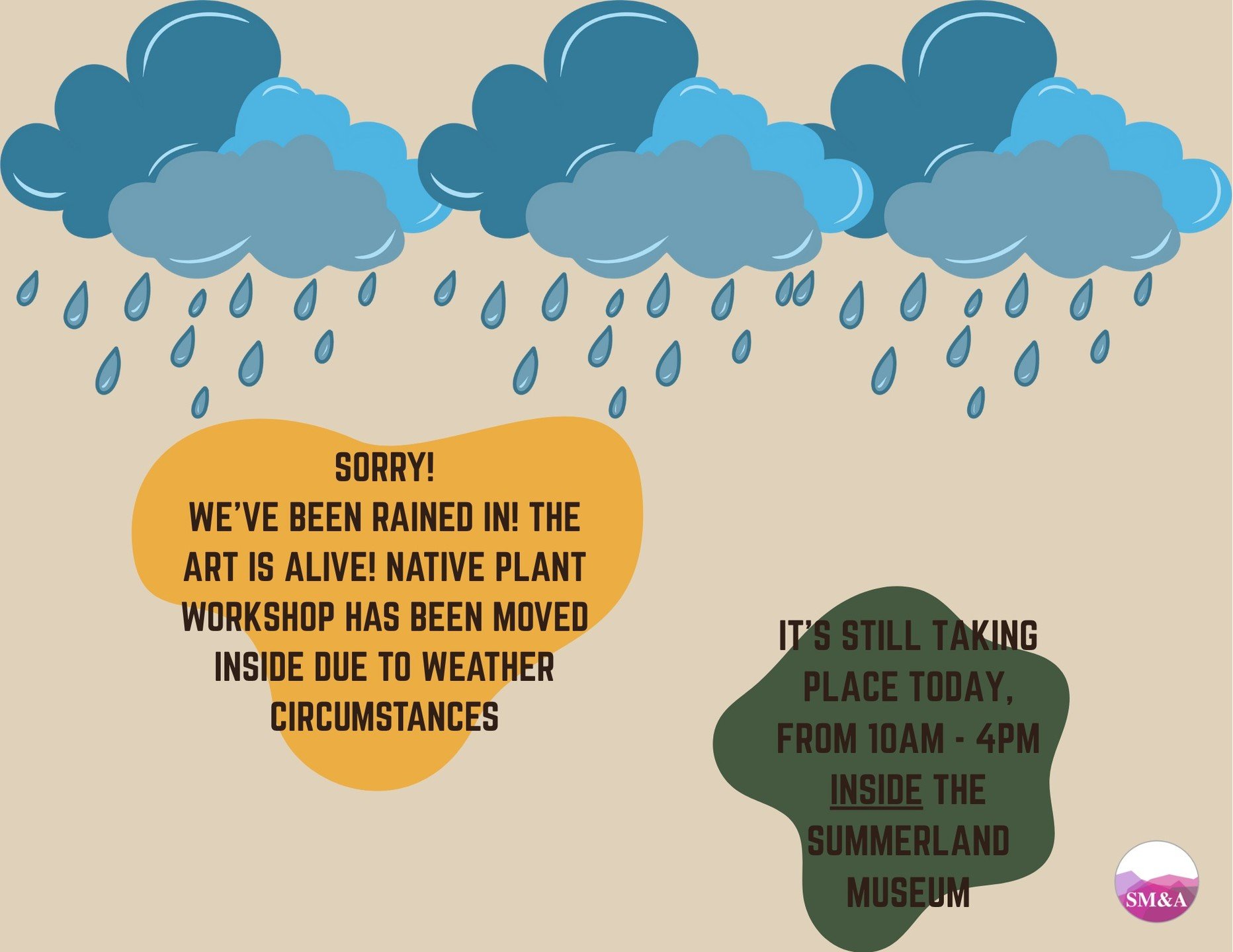 Come see our Art is Alive! Native Plant Workshop Today, June 21st from 10AM - 4PM inside the Summerland Museum!