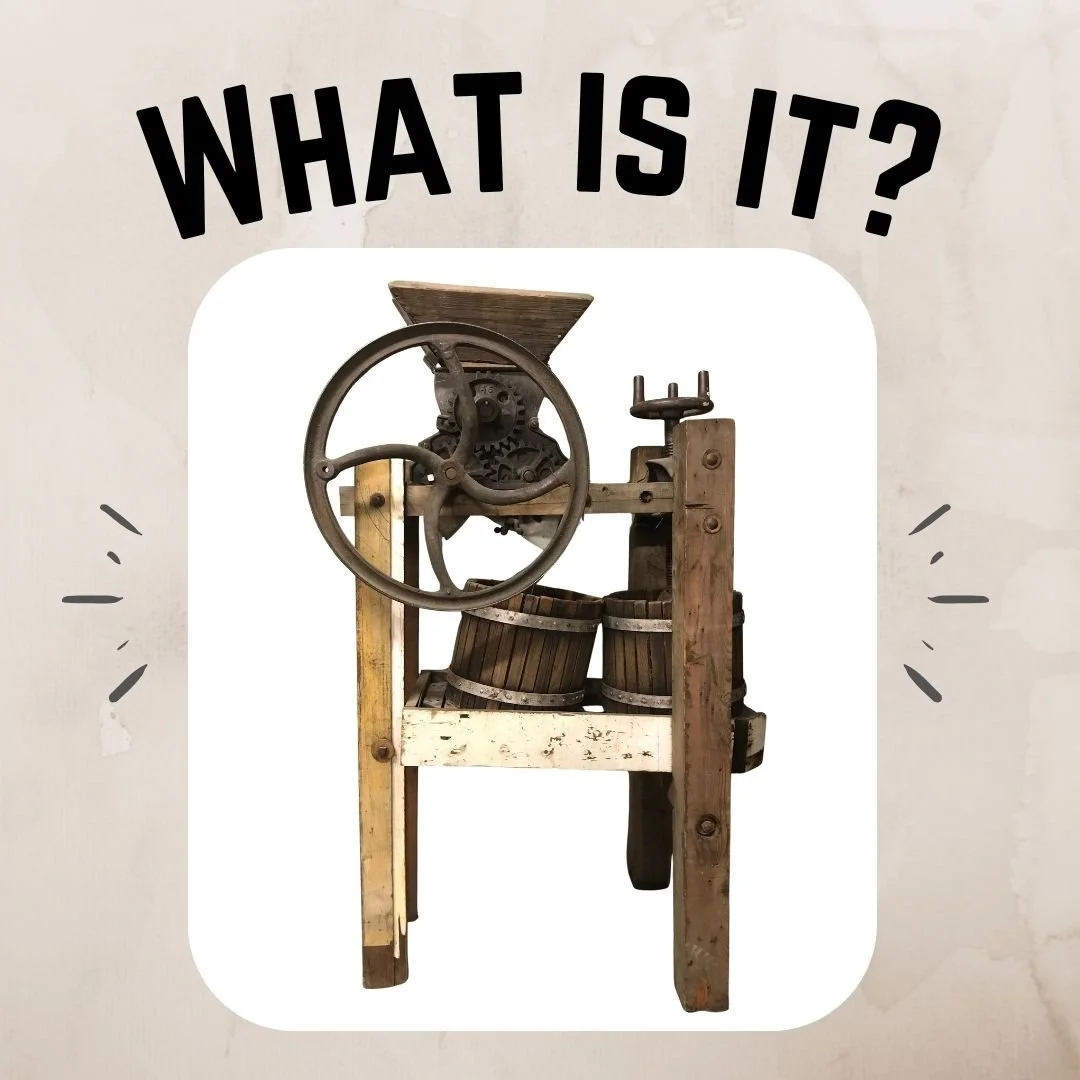It's your favourite time of the week again... yes, it's What-is-it-Wednesday! Do you recognise this mystery artifact? It would be very useful in the Okanagan at this time of year! If you think you know what it is, or would like to take a guess, pleas