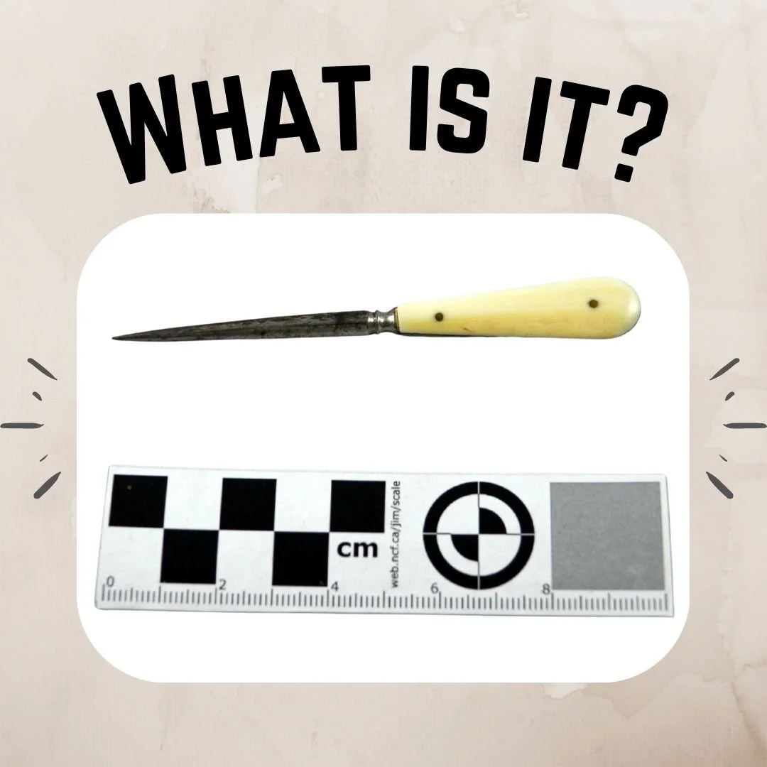 Hooray, it's time for What-is-it-Wednesday! Grab a coffee and see if you can unpick this week's mystery! Do you recognise this little mystery artifact? If you know what it is, or would like to take a guess, please leave your answer in the comments be