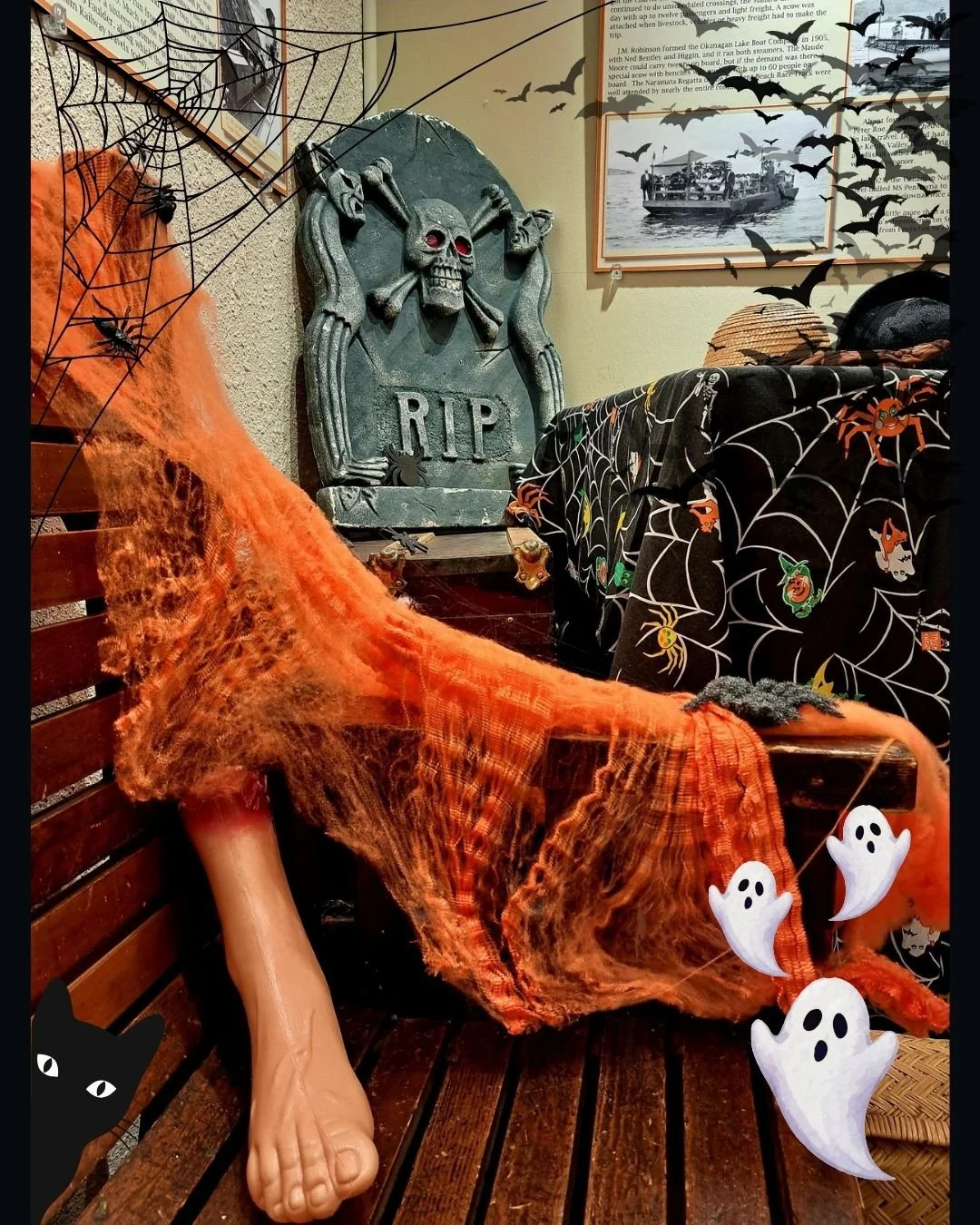 Things are starting to get a little spooky at the museum! Don't forget it's our family-friendly Haunted Museum this weekend!
Saturday, 25th October; 2-4pm 👻

https://www.summerlandmuseum.org/events/trickortreat-4sggz