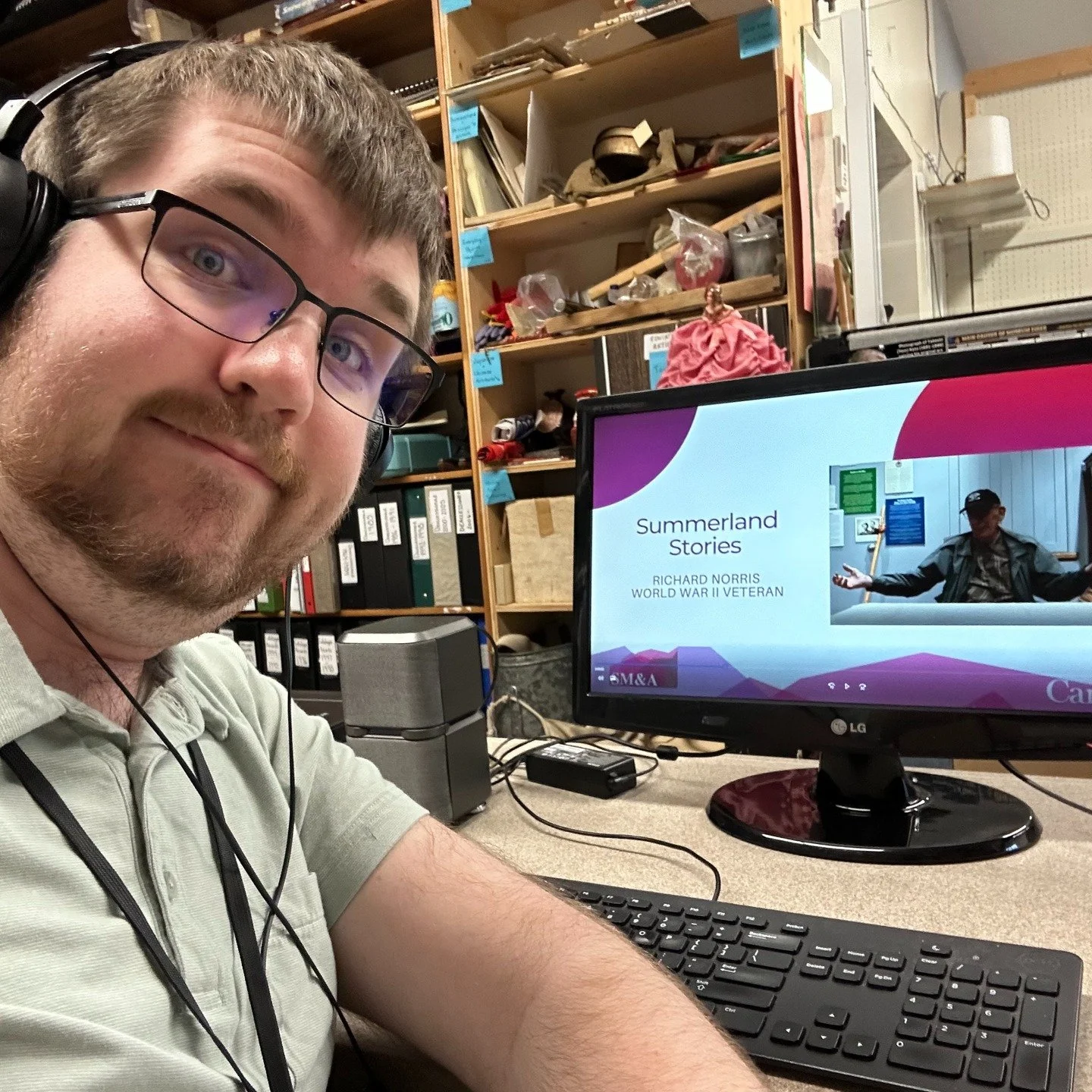 Howdy folks, Cole here.

Throughout the week I have been making steady progress with the Oral History video, which I can safely say is nearing its completion. It is likely that sometime next week the full video should be ready for upload, something I