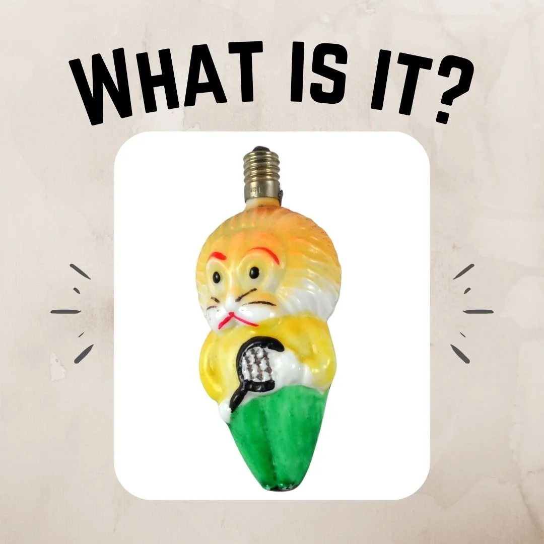 Switch those Santa hats for your thinking caps... it's time for What-is-it-Wednesday! Do you know what this week's mystery artifact is? If you recognise this unusual little guy, or would like to guess at what he is, please leave your answer in the co