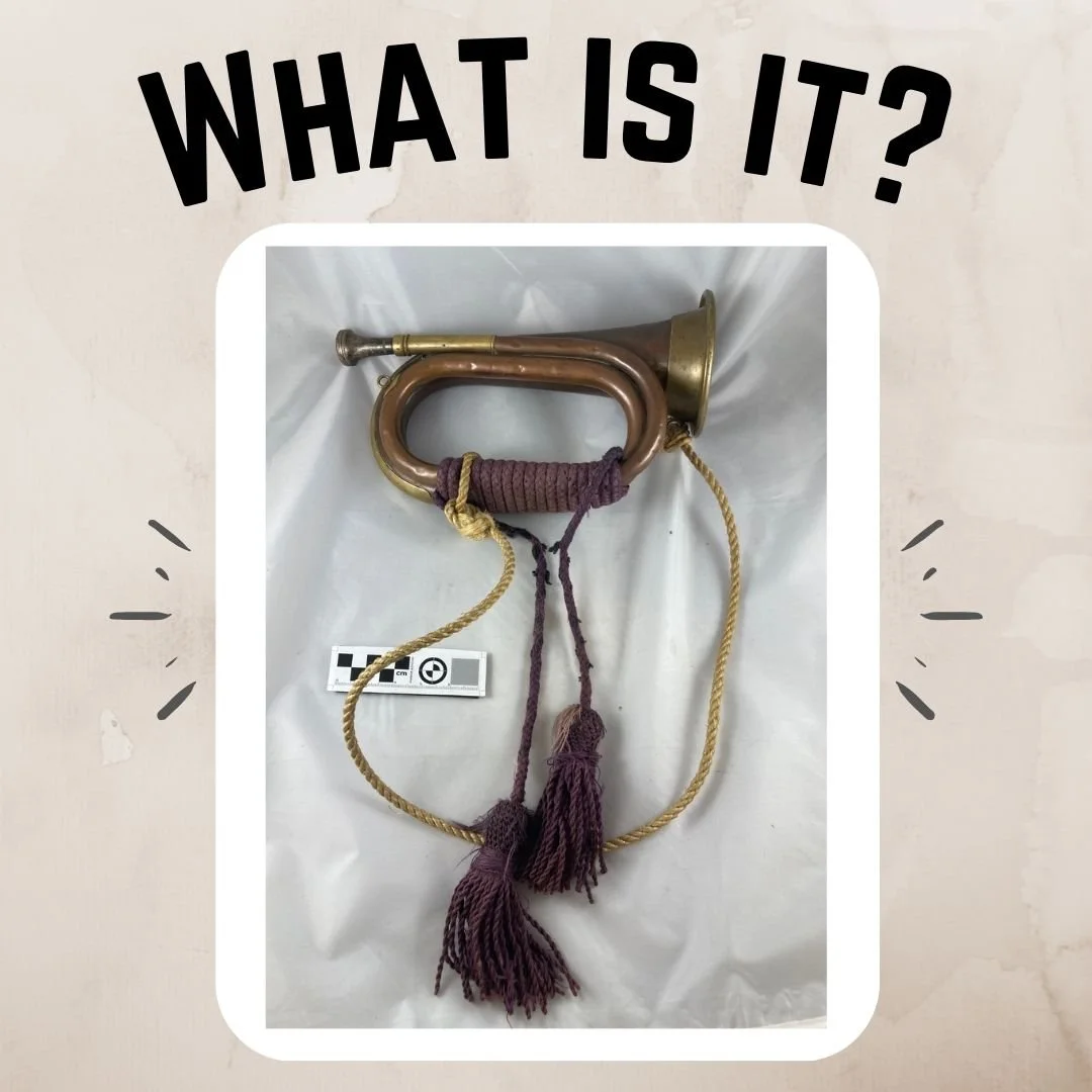 Not to blow our own horn, but it's time for your favourite post of the week 😉Yes, it's What-is-it-Wednesday! Do you know what type of instrument this week's mystery artifact is? And can you guess when it was played? If you think you know, please lea