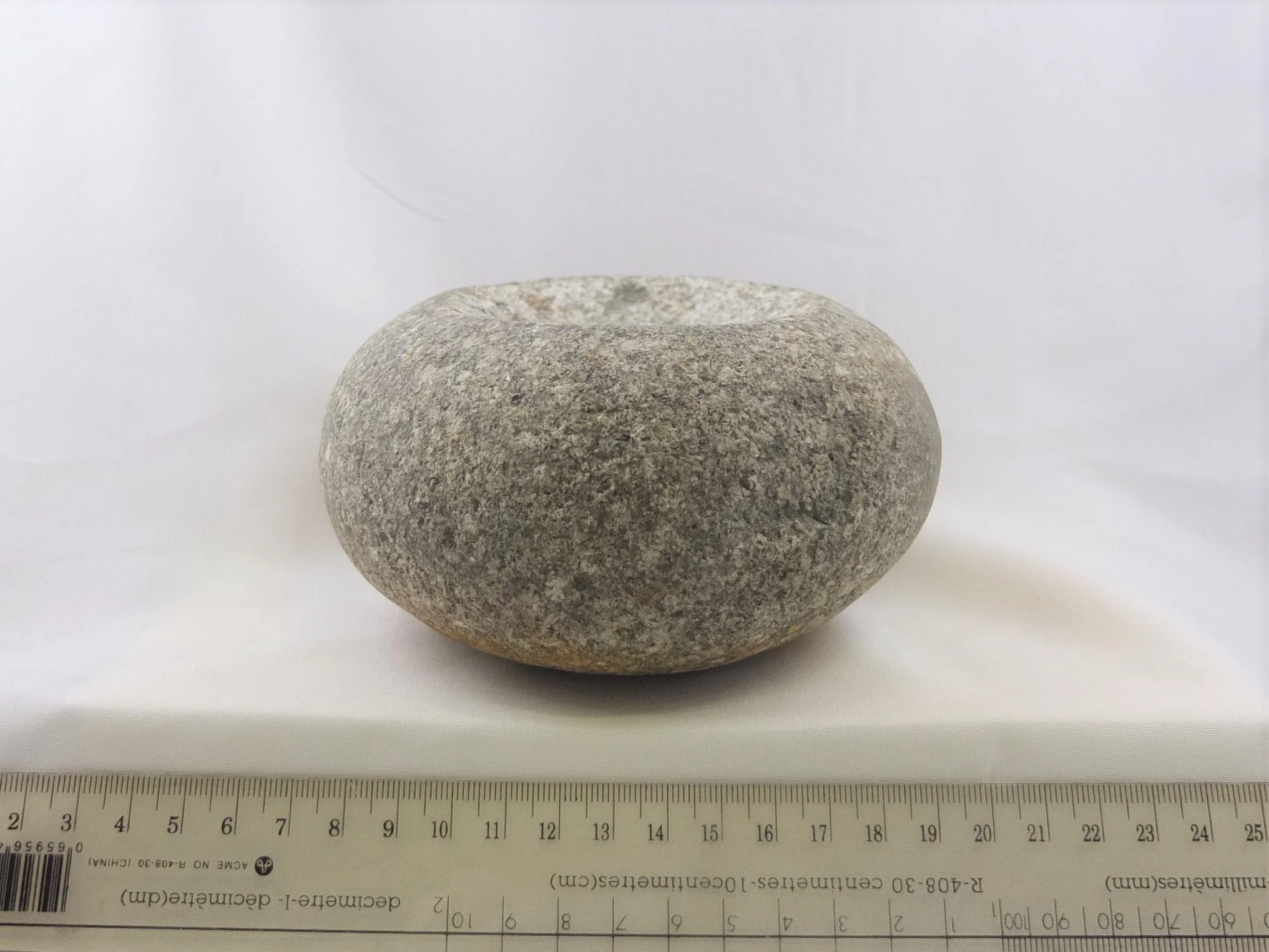 In the last of our #bcheritageweek "Stir the Pot" artifact showcases, we are featuring this syilx mortar and pestle. 
The greystone pestle was found on the farm of Doc Dunsdon in Garnet Valley. Tools like these have been traditionally used 