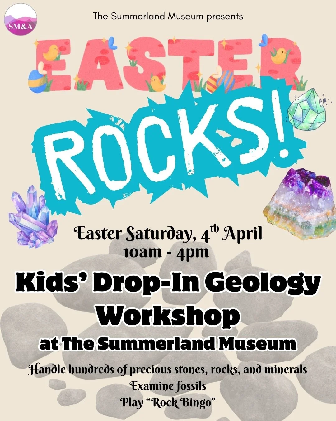 Easter Rocks - Kids' Drop-In Geology Workshop
