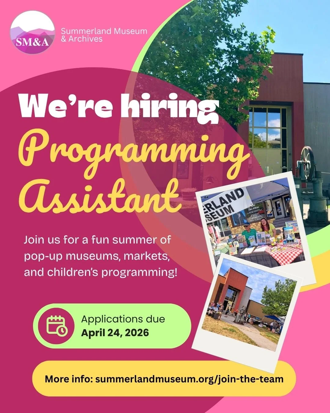 YCW Job Posting: Programming Assistant
