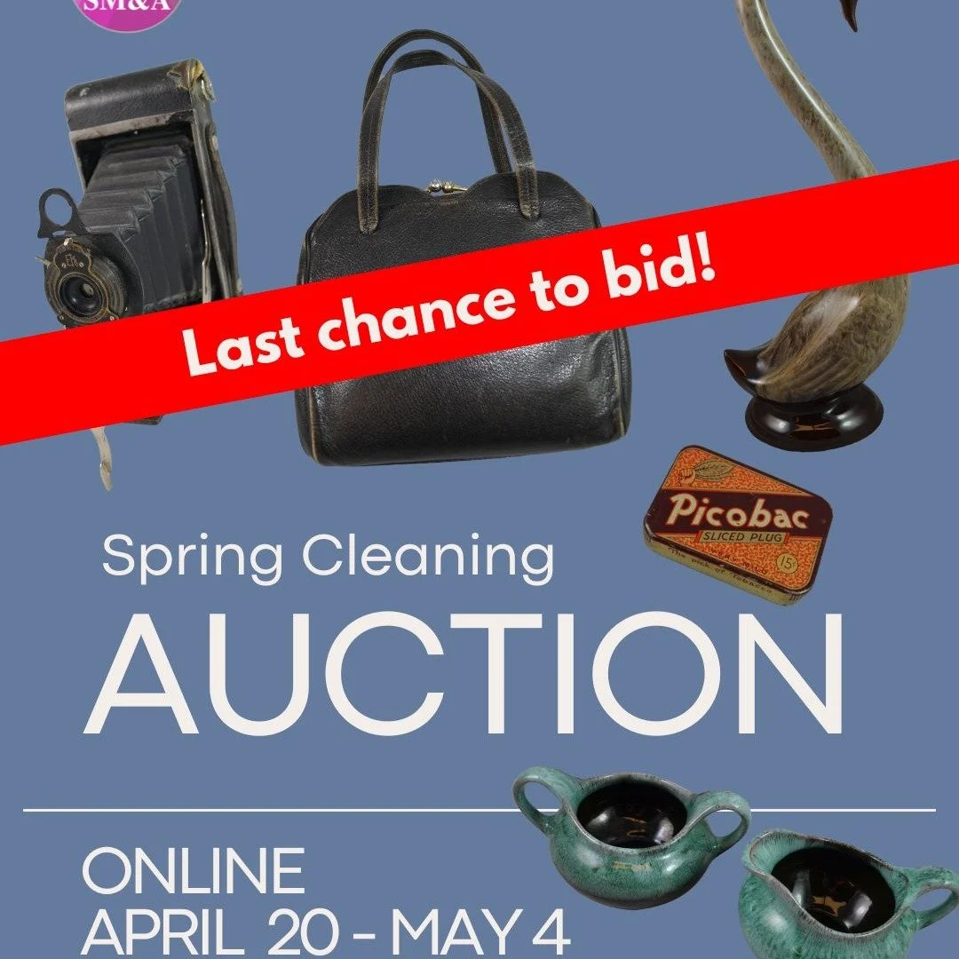 🚨Last chance to bid!🚨

Our Spring Cleaning online auction ends this evening at 5pm! There are still several wonderful items with no bids - don't miss this chance to get these unique, collectible items for a steal of a deal!

Every bid helps raise i