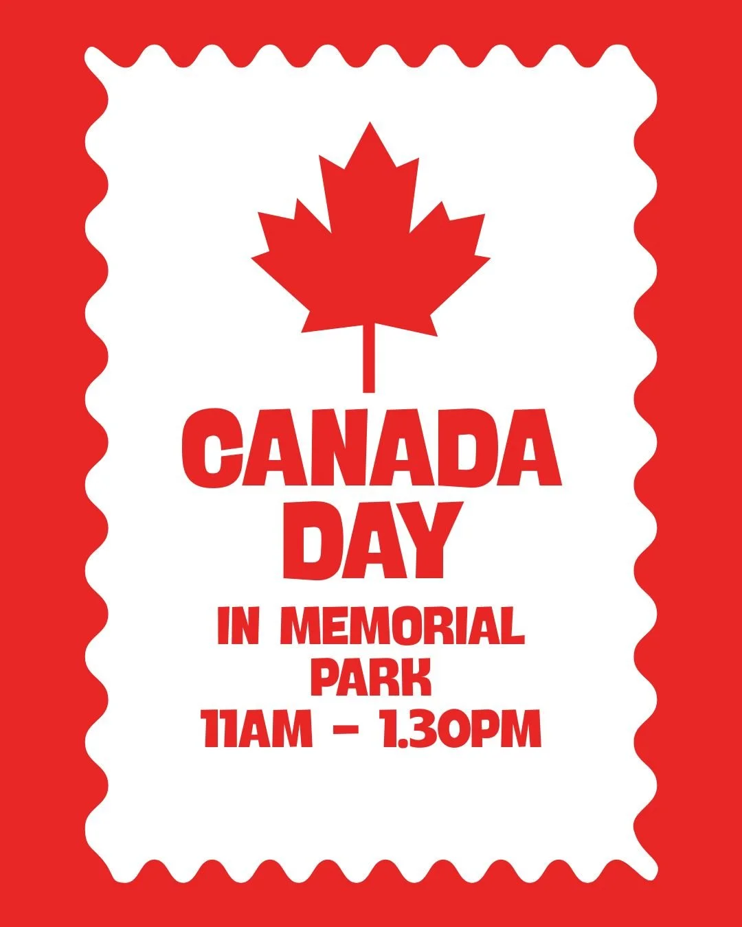 Canada Day Picnic in Memorial Park