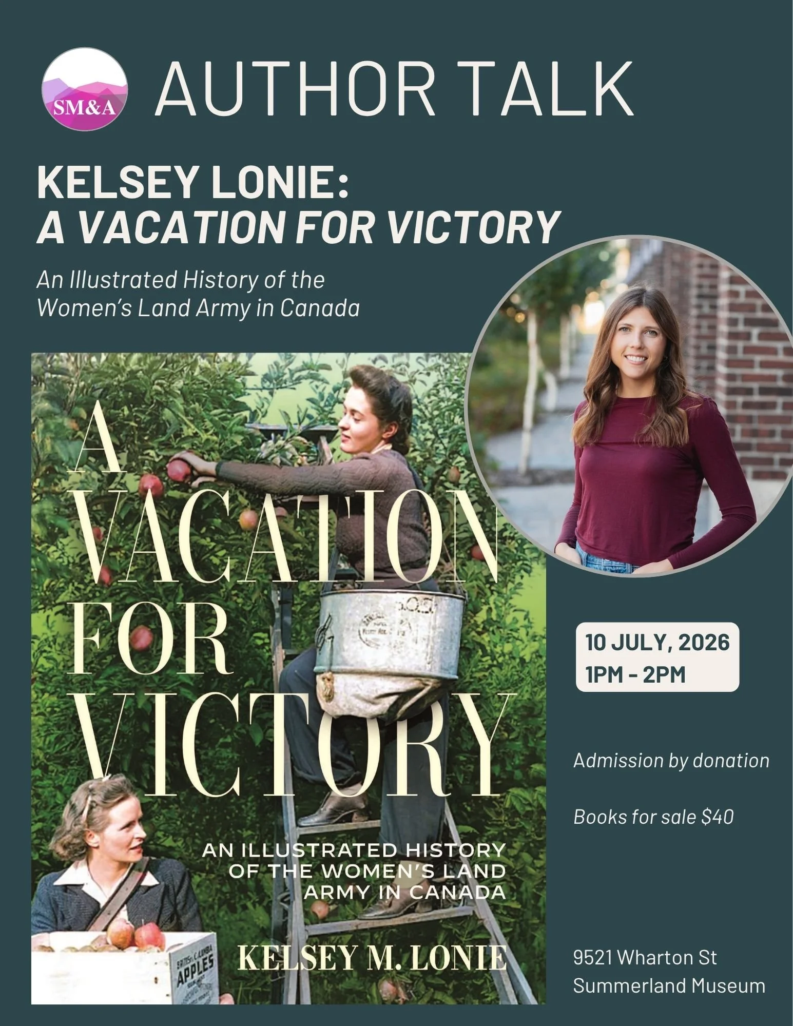 Author Talk: Kelsey Lonie, A Vacation for Victory
