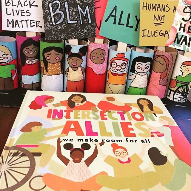 #Juneteenth #socialjustice activity inspiration by @campcrafthaus based on the lessons in #intersectionallies and @seilsmith&rsquo;s artwork! When we created IA, we only dreamt it would inspire engagement like this. We are in AWE! Please check out @c