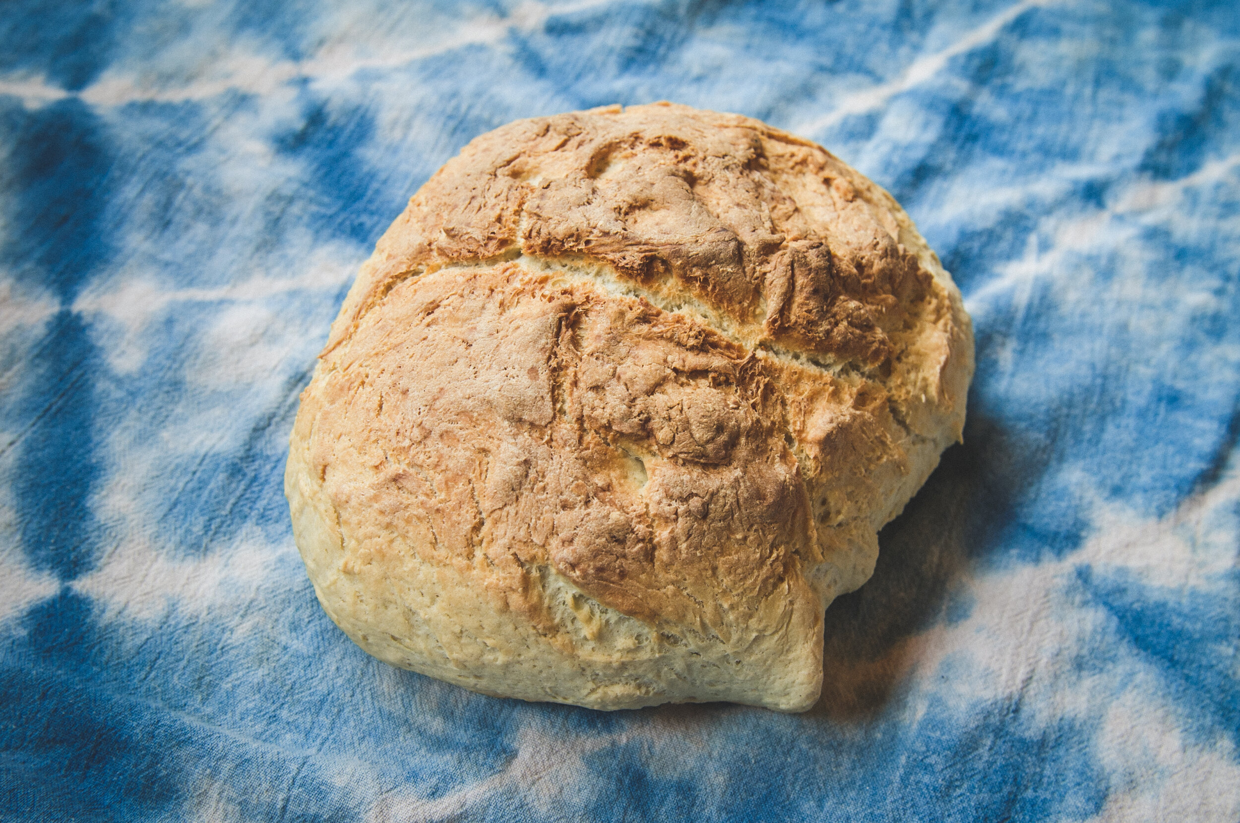 How much faster a sourdough loaf cooks in a CI dutch oven than