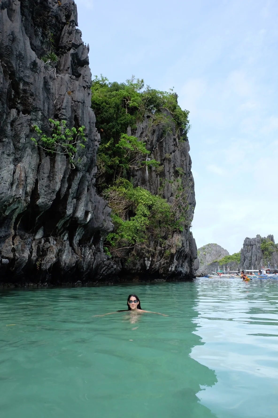 Swimming in El Nido, The Philippines