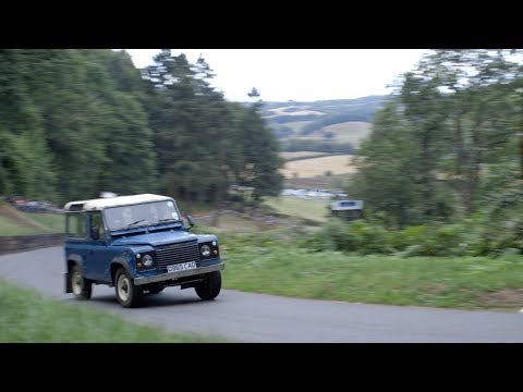Hillclimbing an old Land Rover 90 | Retro Rides Gathering 2018 | Club86
