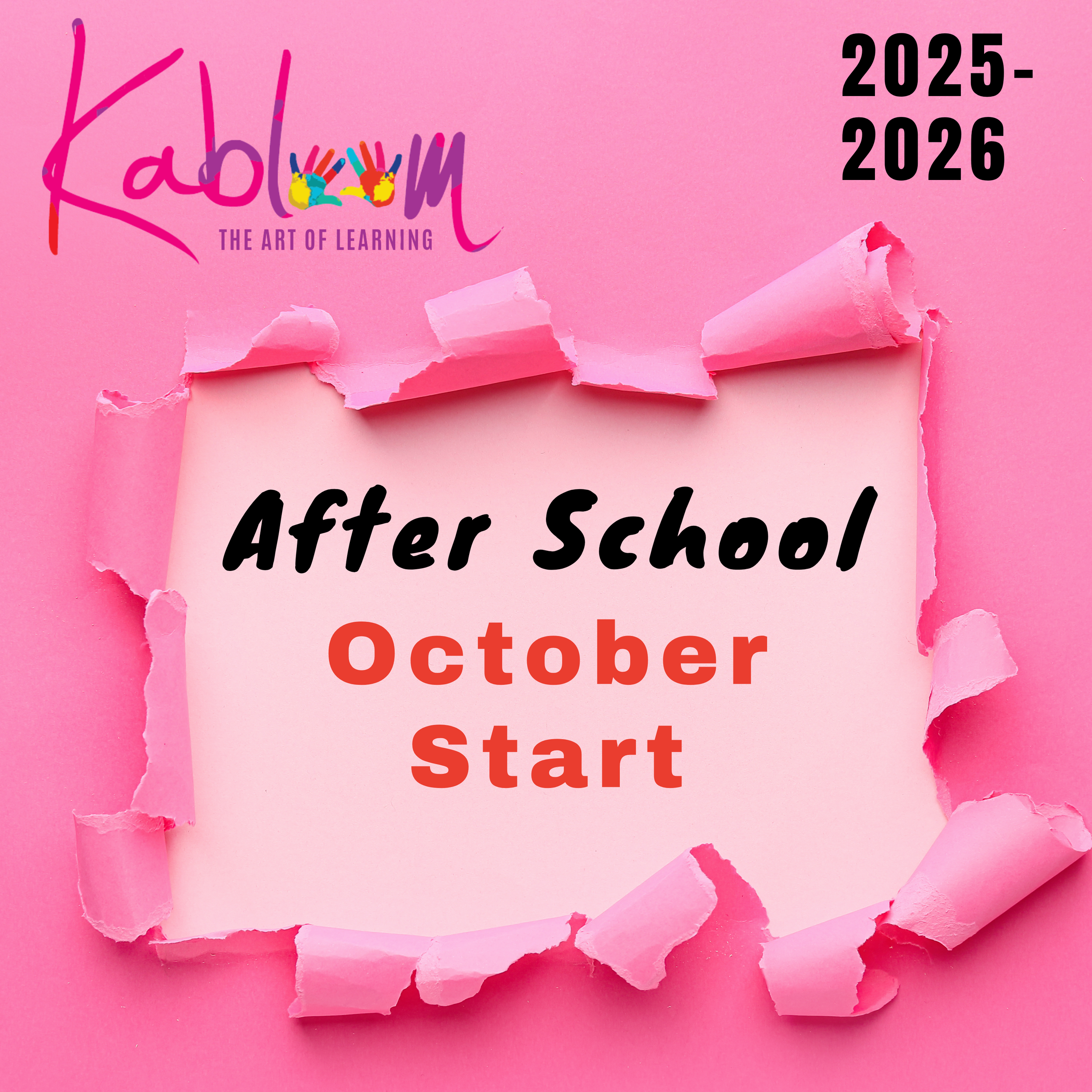 Kabloom After-School Program OCTOBER START x8