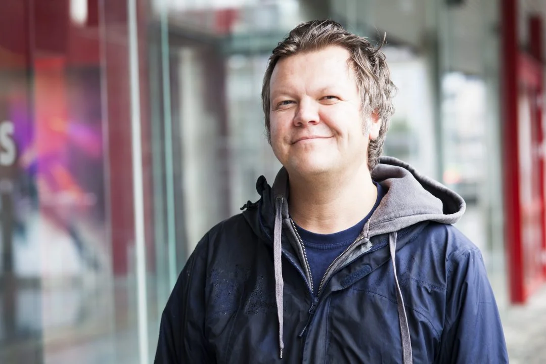 TO THE FUTURE: Øyvind Vågnes was invited to write an essay about The Drones Are Coming. (PHOTO: Sigrid Haaland)