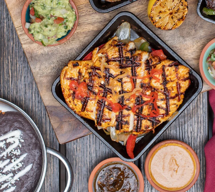Achiote Chicken Fajitas