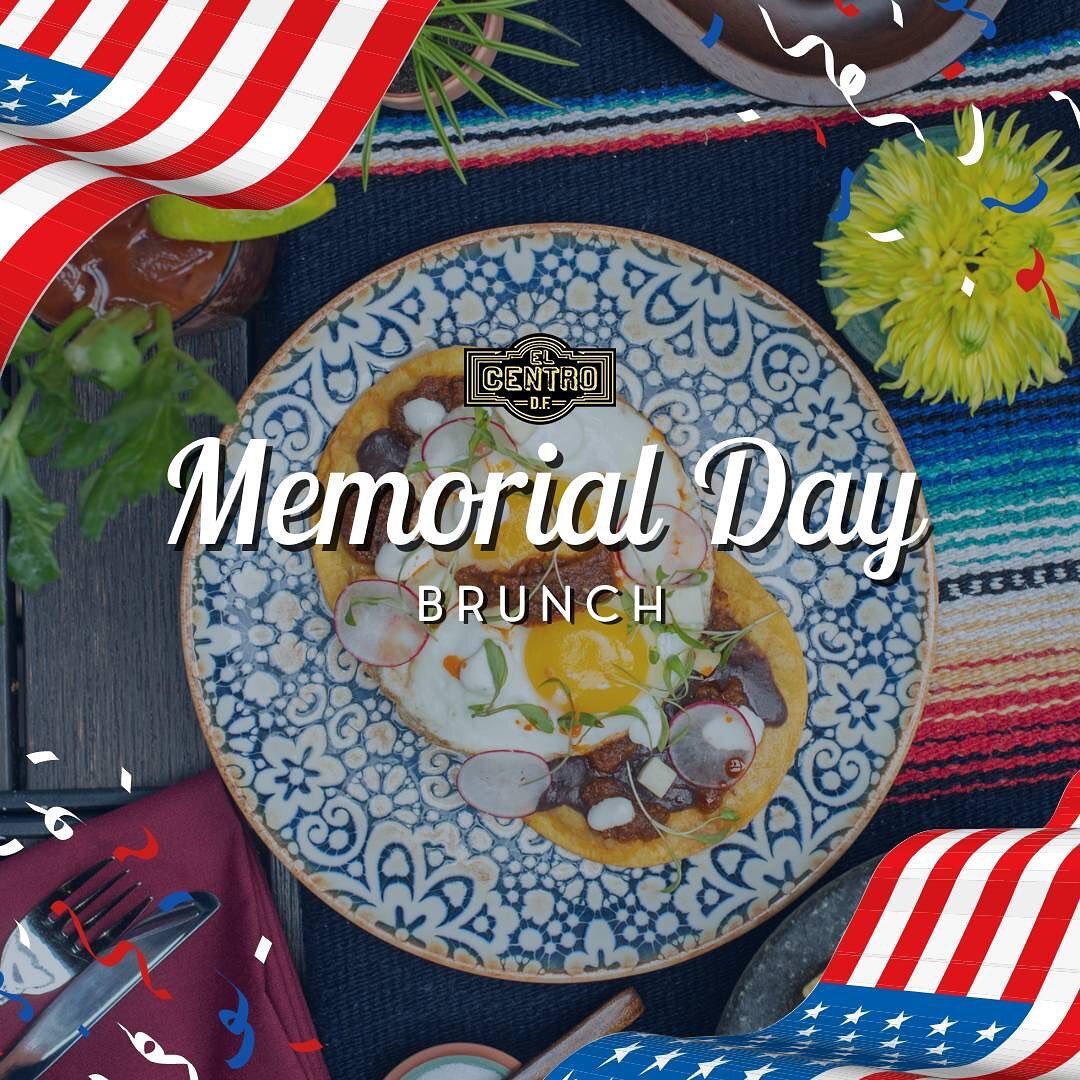 Nothing says 'day off' like bottomless mimosas and a delicious Mexican brunch at El Centro on Memorial Day. Book your spot now! 😎

#elcentrodc #tastedc #eaterdc #districteats #federalfoodies #dceats #dcfood #georgetown #dcfoodie #tacolover #memorial