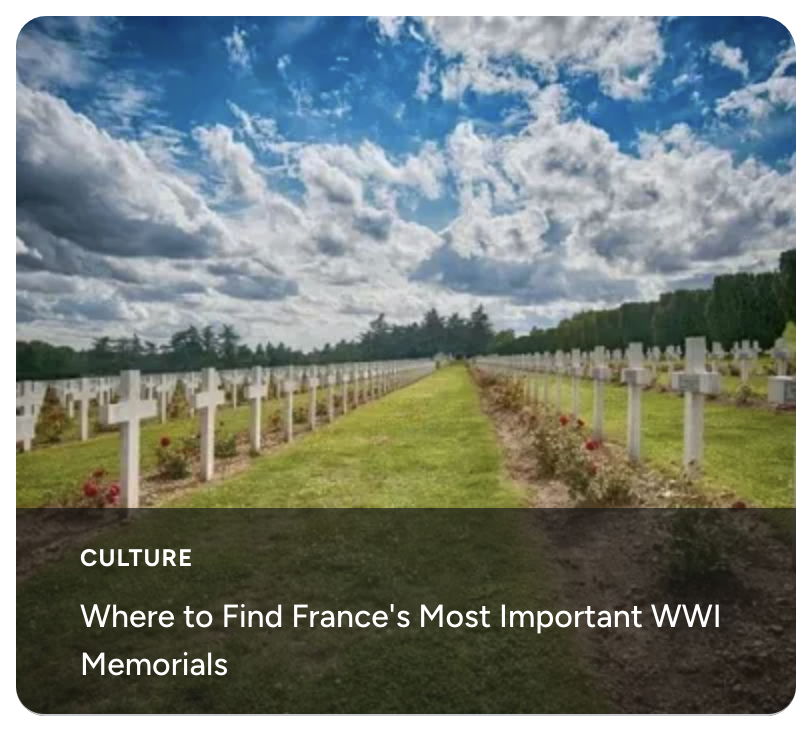 Where to Find France's Most Important WWI Memorials