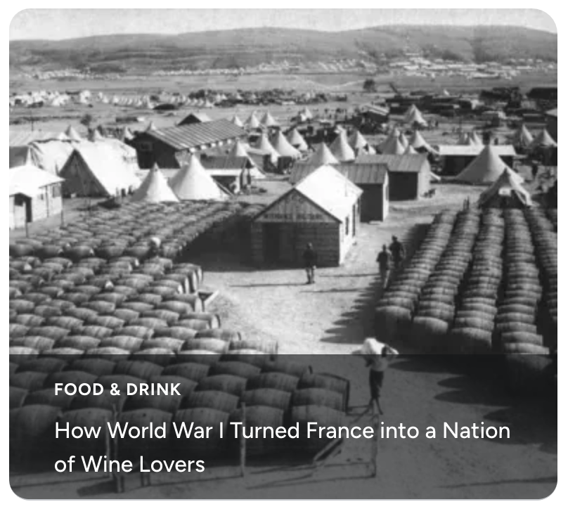 How World War I Turned France into a Nation of Wine Lovers