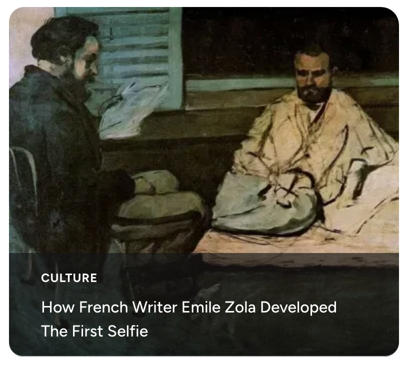 How French Writer Emile Zola Developed The First Selfie