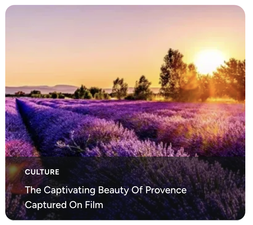The Captivating Beauty Of Provence Captured On Film