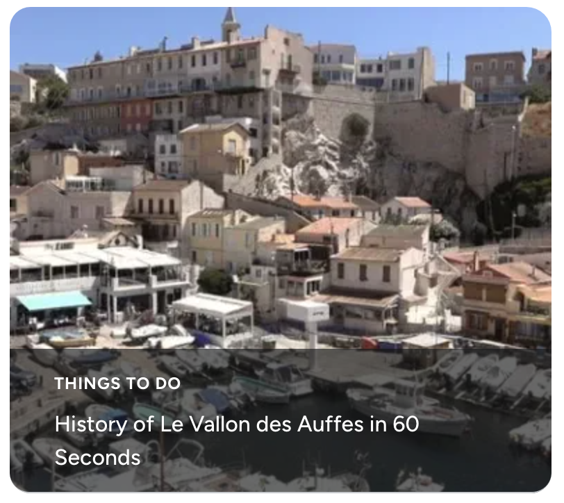 History of Le Vallon des Auffes in 60 Seconds