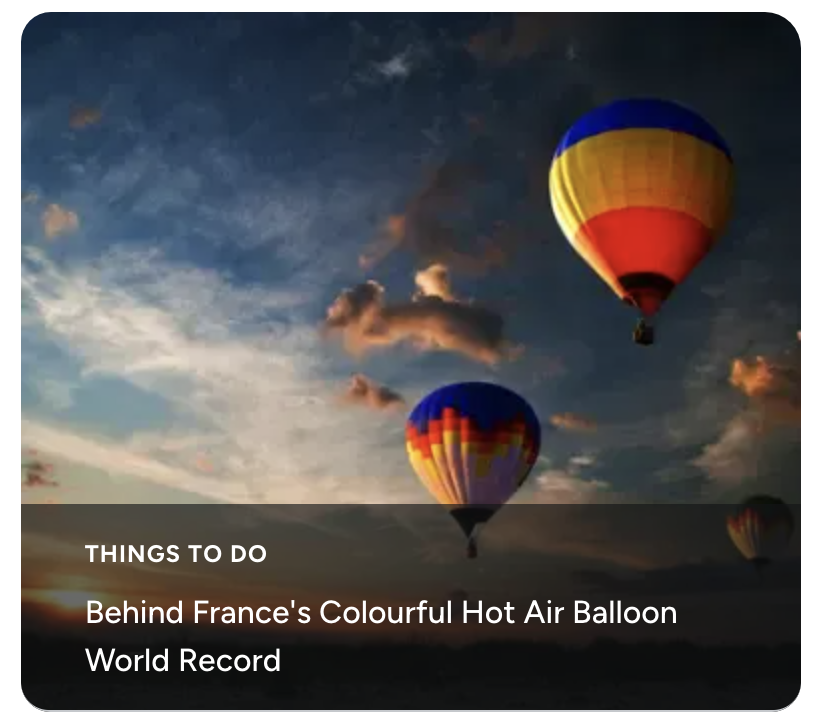 Behind France's Colourful Hot Air Balloon World Record