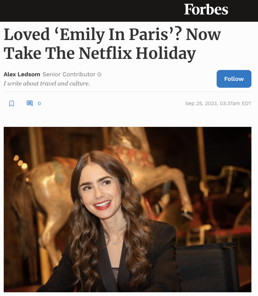 Loved ‘Emily In Paris’? Now Take The Netflix Holiday