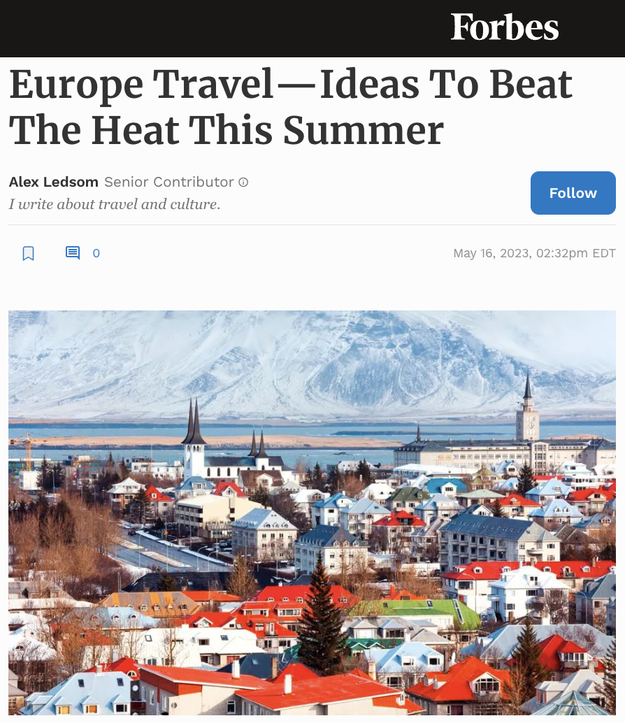 Europe Travel—Ideas To Beat The Heat This Summer