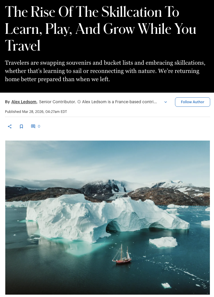 The Rise Of The Skillcation To Learn, Play, And Grow While You Travel