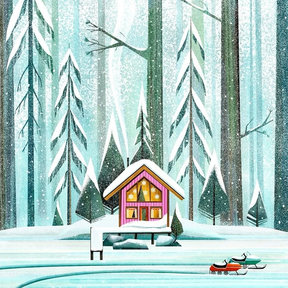 Holiday Hideaway for @borderleap! Hope everyone is spending this pre-Christmas weekend doing something you love. Im heading to my parents&rsquo; house for the weekend which will involve cousin craziness for my kids, cookie baking, gift exchanging, an