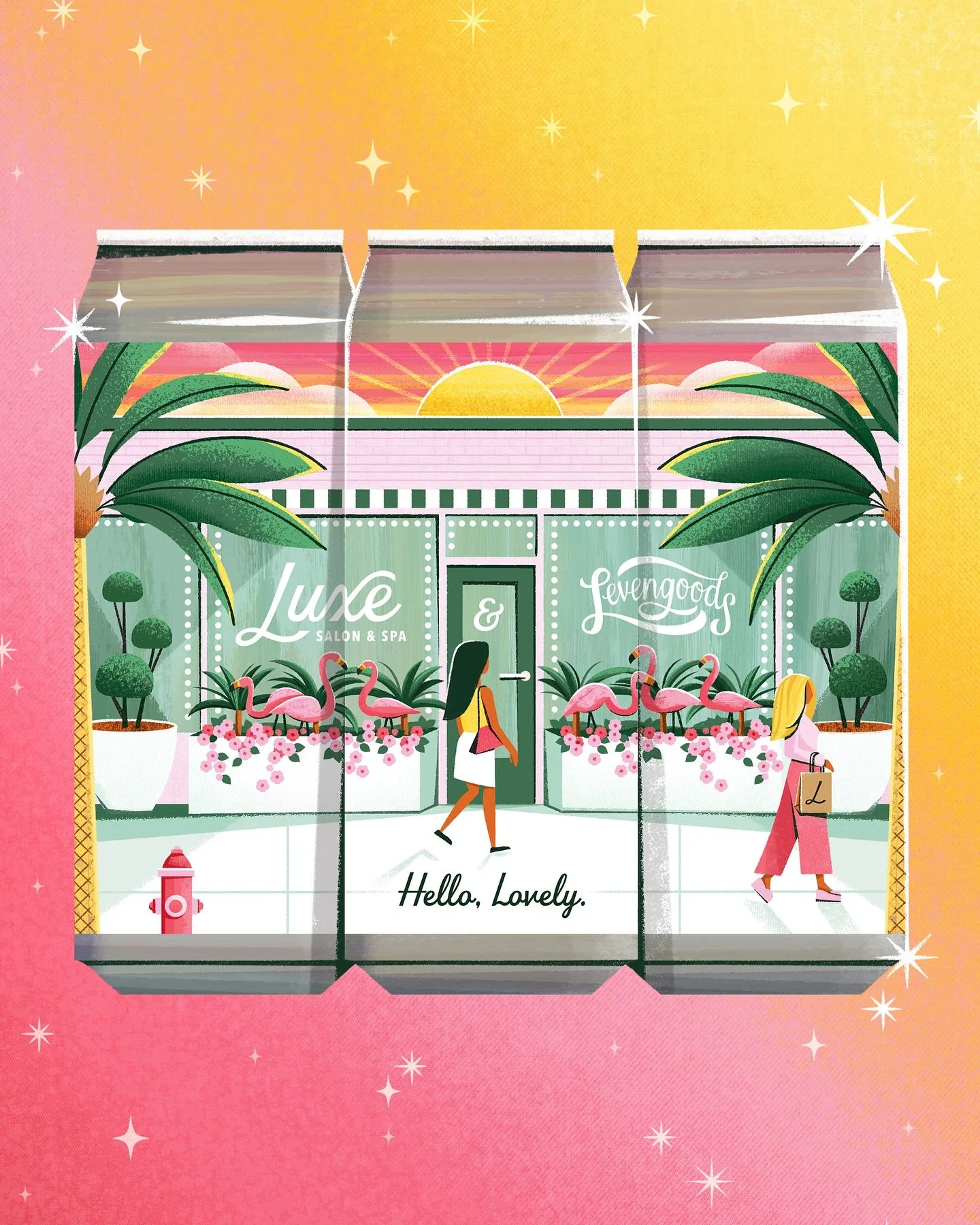 New project!...full of great vibes and celebrates some wonderful local businesses. I got to team up with Luxe Salon &amp; Spa and help them create a custom label for Levengoods of Lancaster&rsquo;s delicious cider, exclusively for their salon. While 