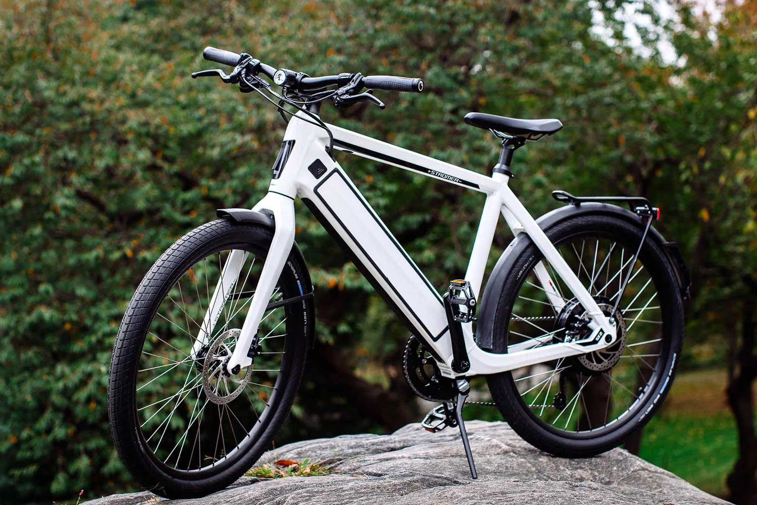 Stromer ST2 in Central Park, Manhattan. Canon 5D Mark II, 50mm f/1.2. 